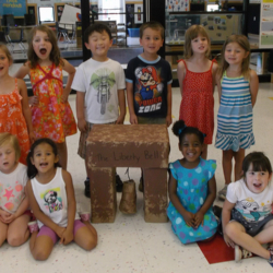 Children with liberty bell project